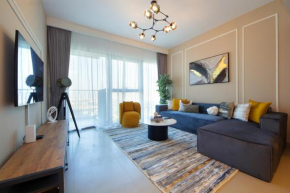 RH -Skyline Serenity, High-Floor Oasis in Downtown, 8 mins walk to Burj Khalifa